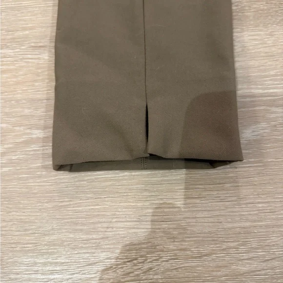 Vince Bobbi Ponte Leggings S Taupe Brown High Rise Ankle Pants - Picture 6 of 8